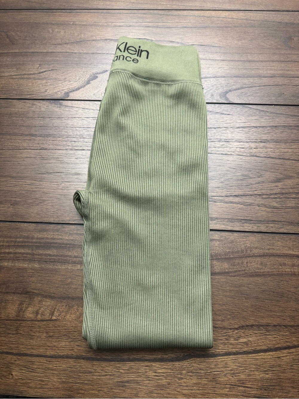 Calvin Klein Performance woman’s Olive Green Ribbed Performance Pants